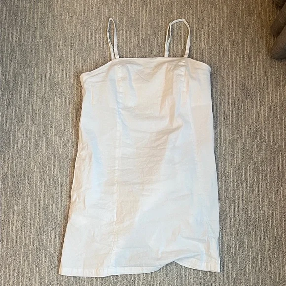 Athleta White Spaghetti Strap dress- medium - new without tags - Picture 1 of 2